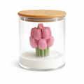 Vela decorativa  ramito tulipanes